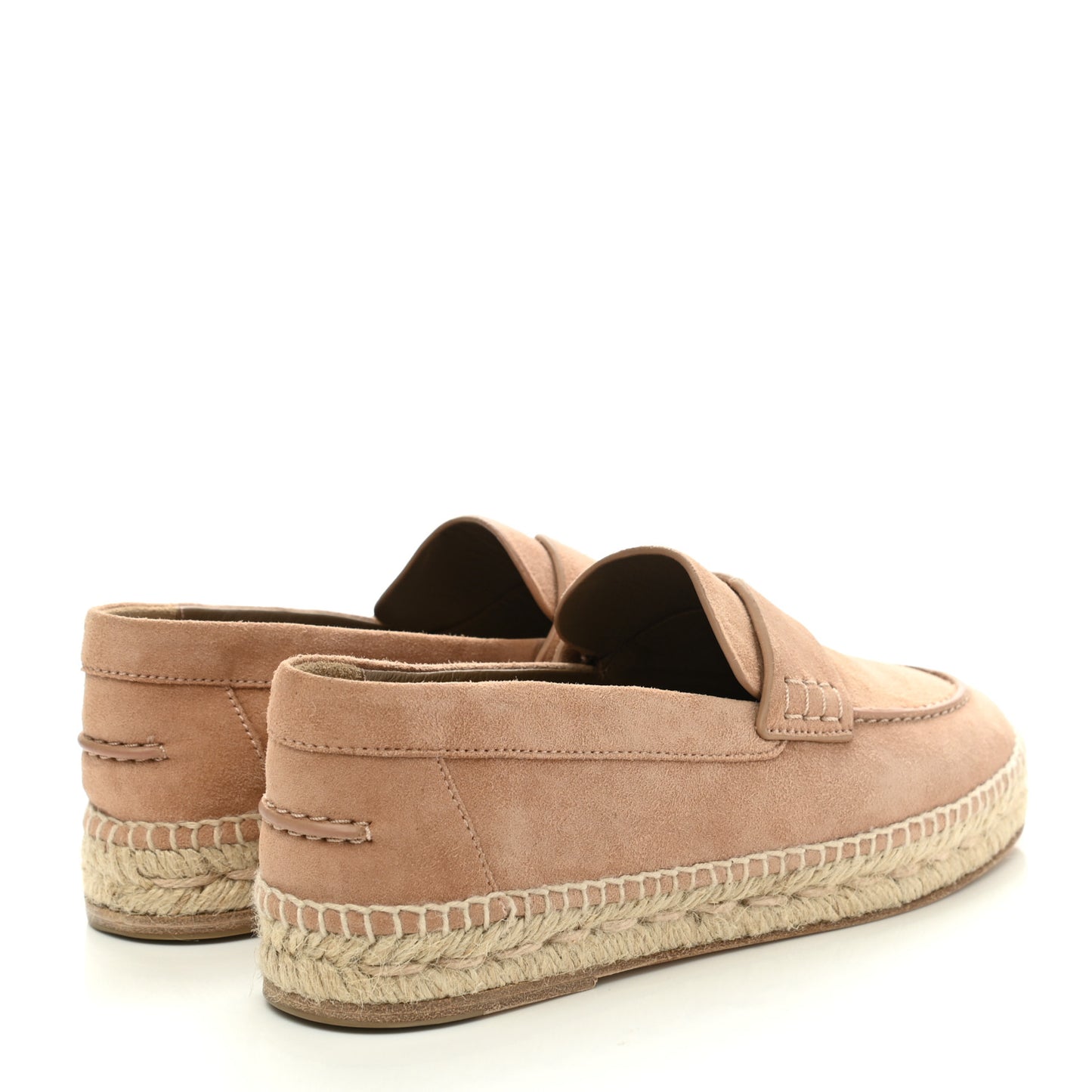 Suede Calfskin Womens Trip Espadrilles 37