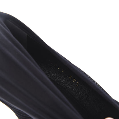Balenciaga Jersey Crepe Drape Knife Pointed Pumps 38.5 Black 8 of 10