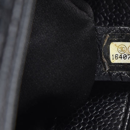 Chanel Caviar Quilted Grand Shopping Tote GST Black 7 of 15