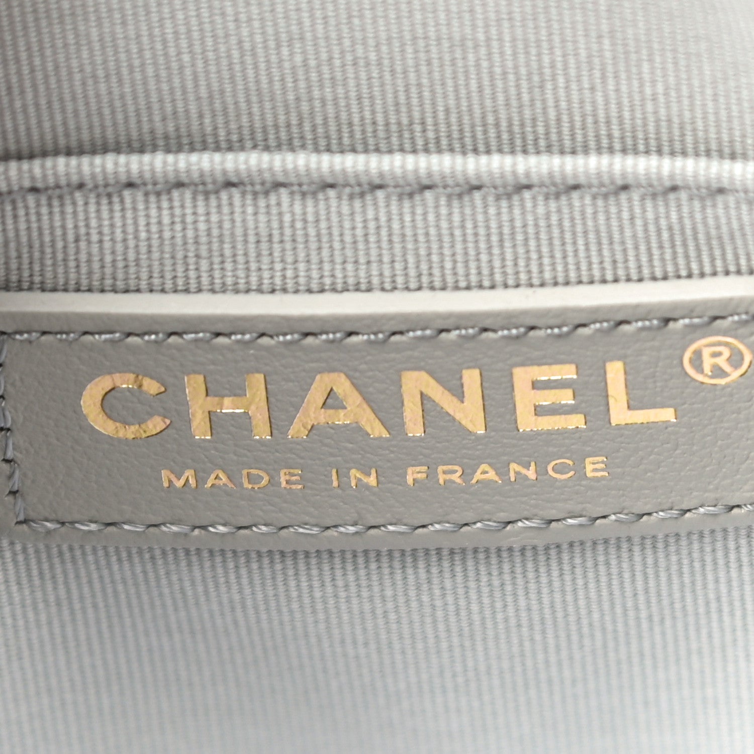 Chanel Calfskin Quilted Small Camera Case Grey 6 of 10