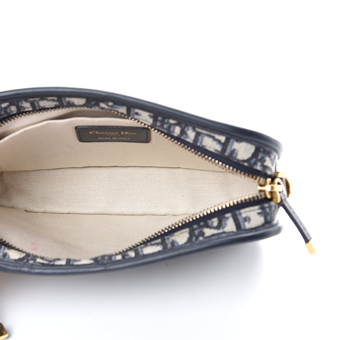 Oblique Diorquake Clutch Blue