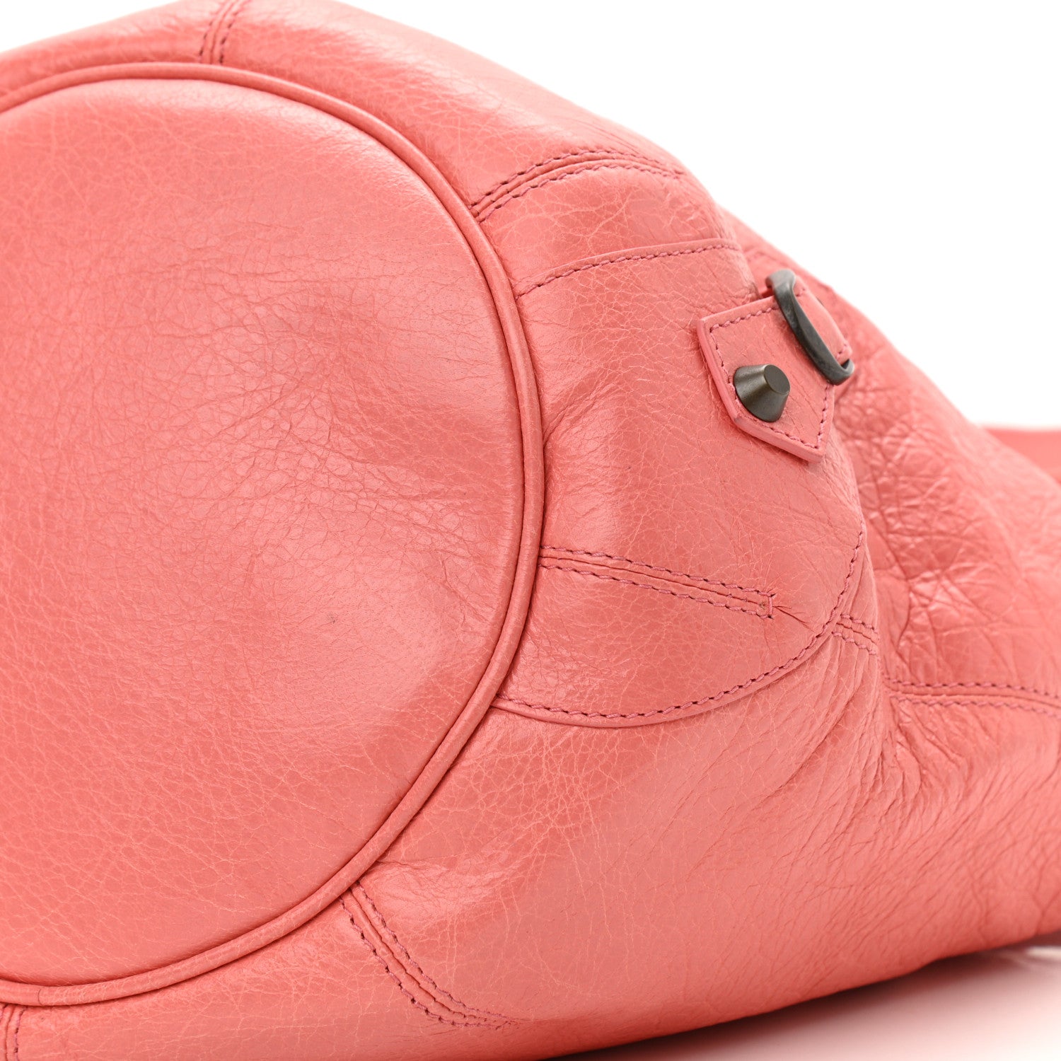 Balenciaga Agneau Classic Hardware Mini Pompon Rose Azalee 10 of 11