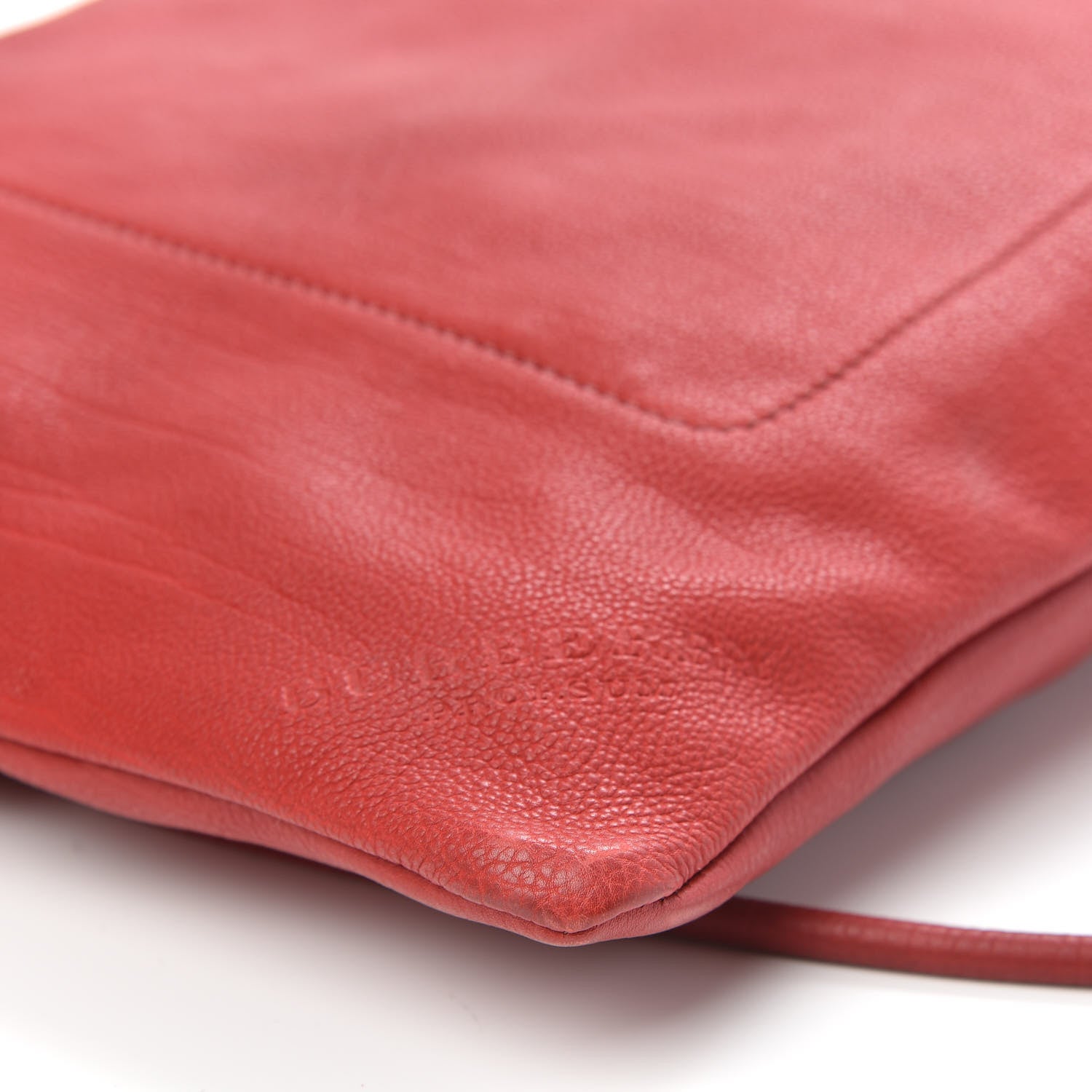 Burberry Prorsum Calfskin Drawstring Baby Duffle Red 7 of 10