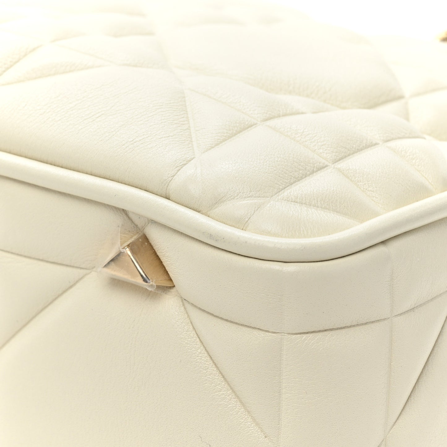 Calfskin Cannage Small The Lady 95.22 Ivory