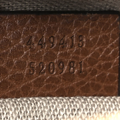 Gucci Monogram Mini Bree Messenger Bag Beige Tabacco 9 of 11