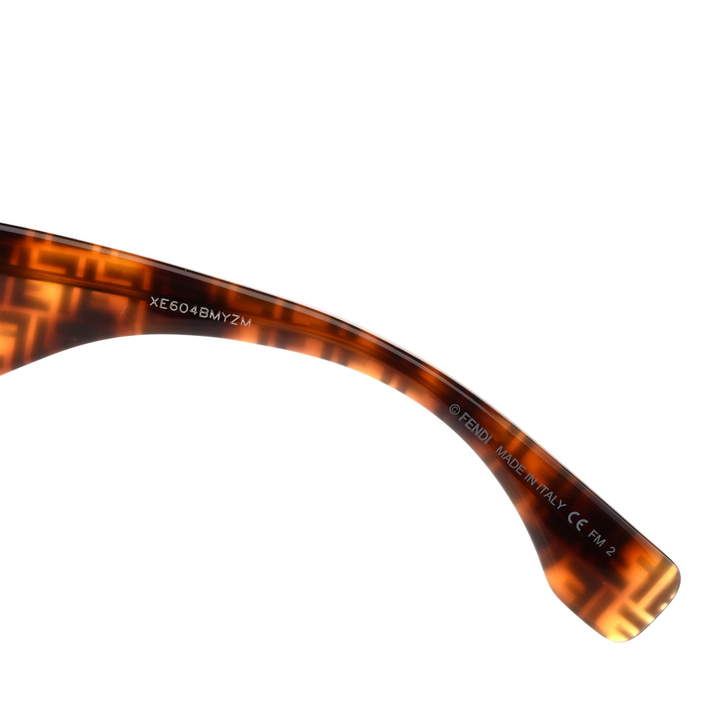 Acetate Fendi Square Sunglasses FF0457 Tortoise