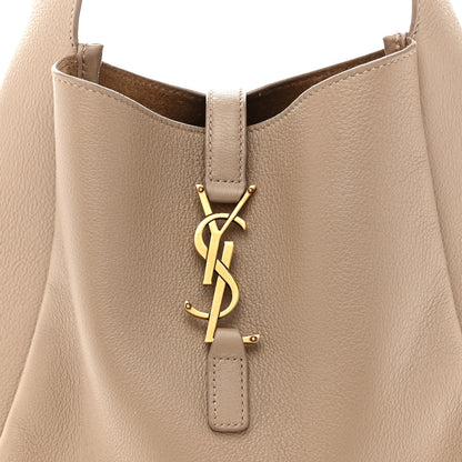 Saint Laurent Smooth Calfskin Small Le 5 A 7 Soft Hobo Dusty Grey 8 of 13