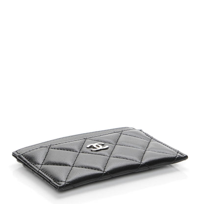 Chanel Lambskin Quilted Card Holder Black 4 of 9