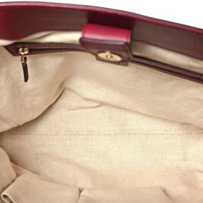 Gucci Monogram Web Medium Mayfair Tote Cherry 5 of 10