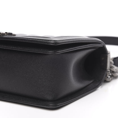 Chanel Caviar Quilted Medium Boy Flap Black 9 of 11