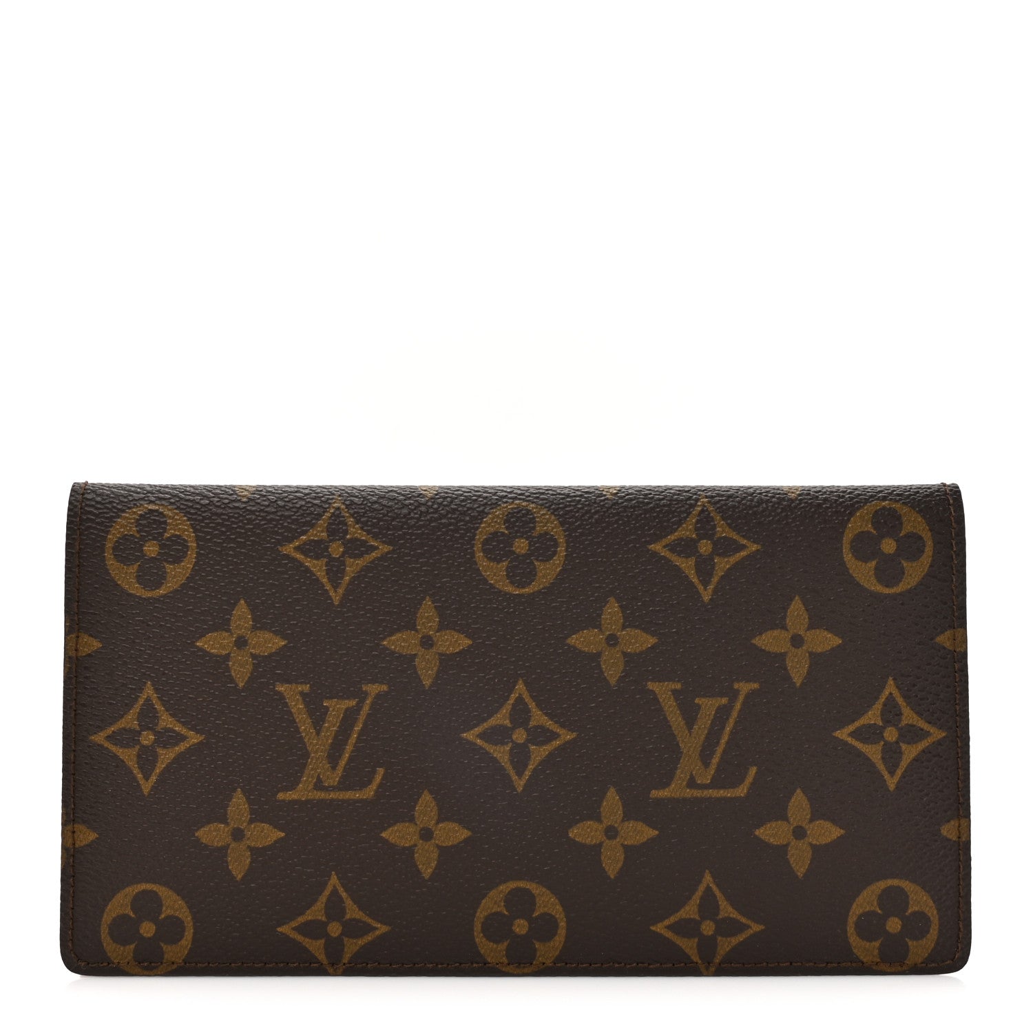 Louis Vuitton Monogram Simple Checkbook Holder Wallet 1 of 12