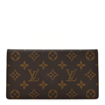 Louis Vuitton Monogram Simple Checkbook Holder Wallet 1 of 12