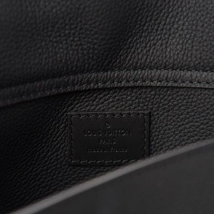 Louis Vuitton Grained Calfskin Aerogram Slingbag Black 9 of 11