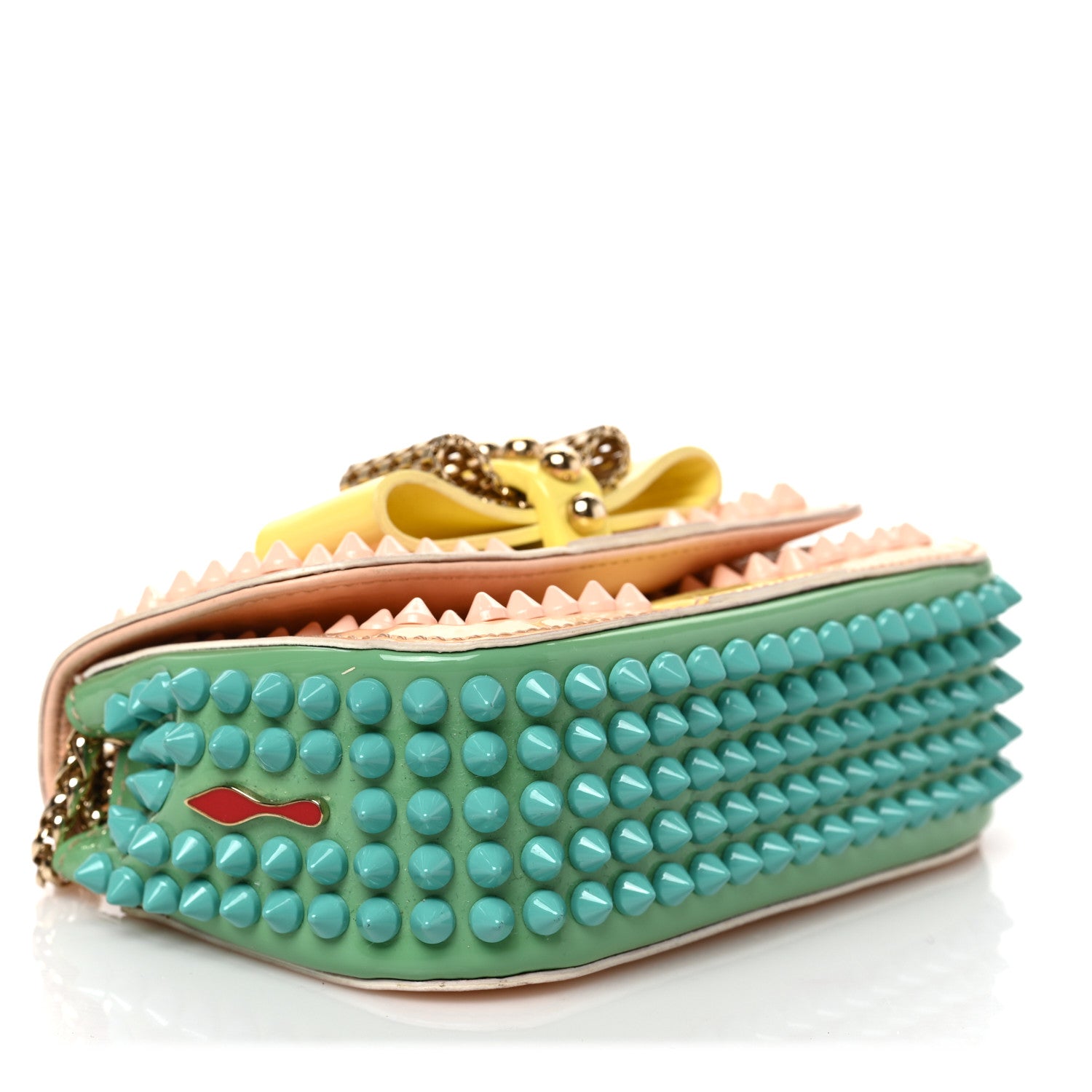 Christian Louboutin Patent Spiked Sweety Charity Crossbody Bag Multicolor 7 of 9