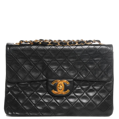 Chanel Lambskin XL Jumbo Flap Black 1 of 9