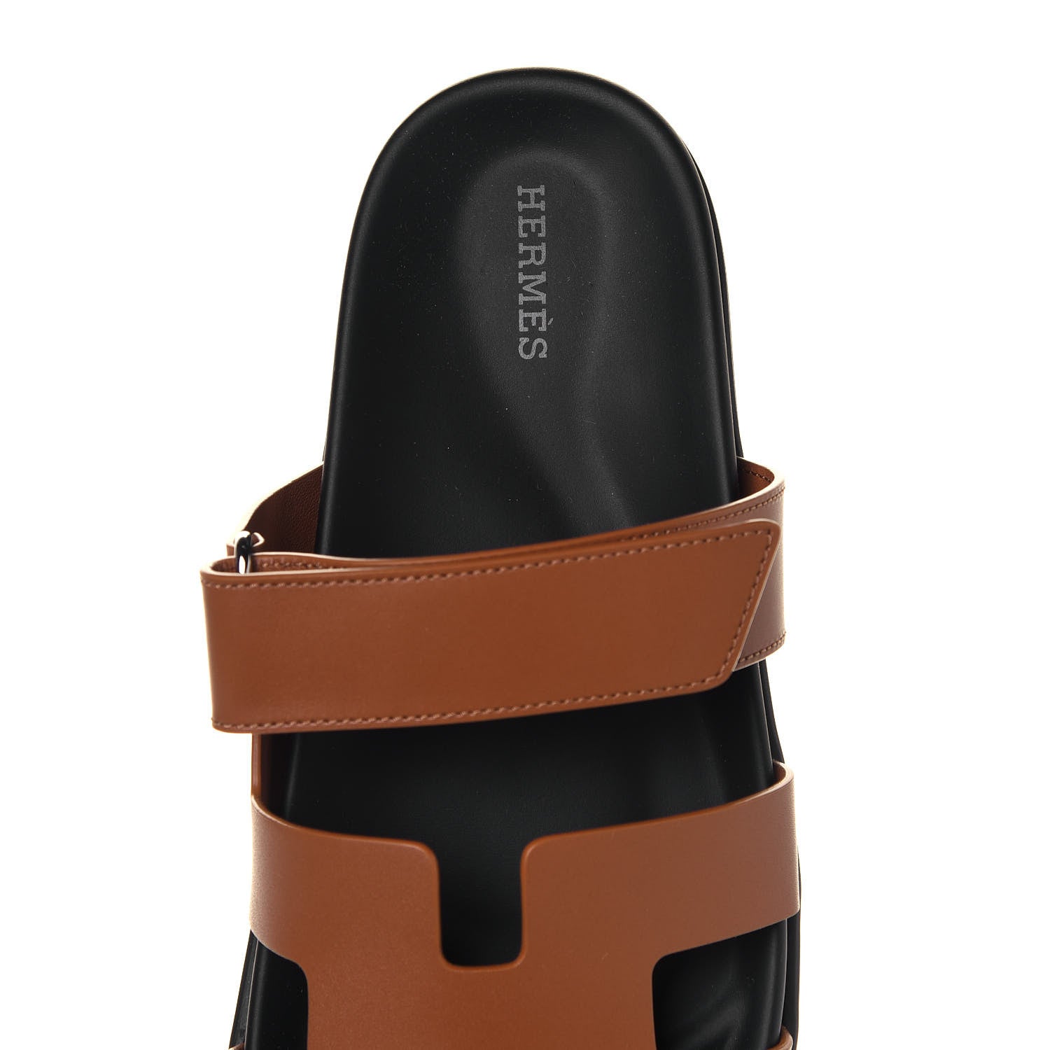 Hermes Calfskin Womens Chypre Sandals 39 Gold 7 of 8