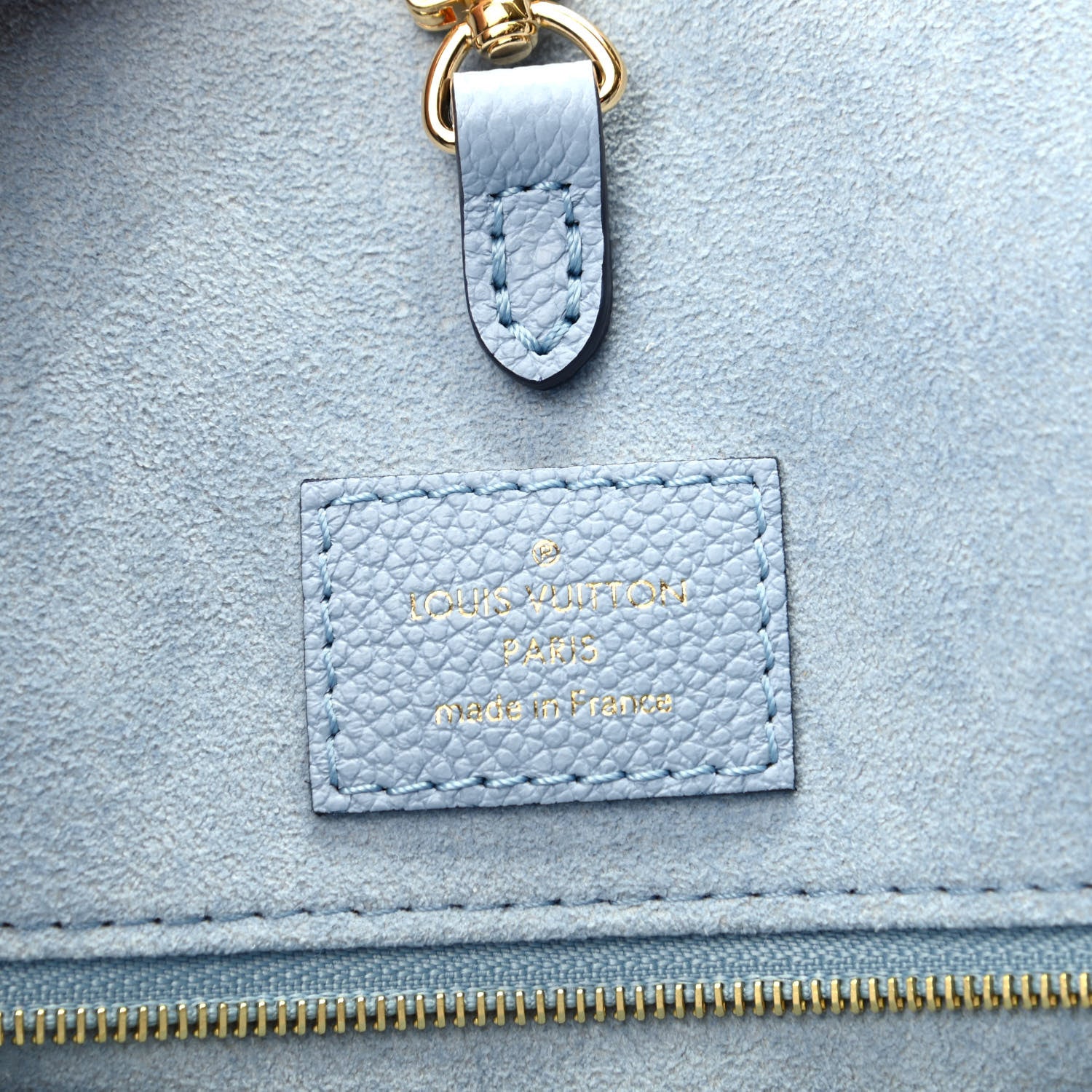 Louis Vuitton Empreinte Monogram Giant By The Pool Onthego MM Summer Blue 6 of 9