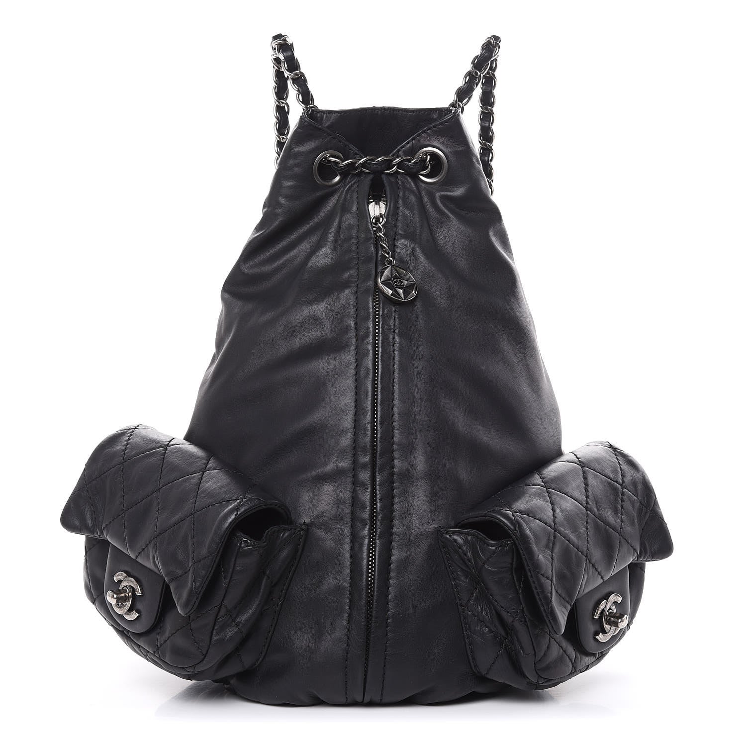 Chanel Calfskin Large Backpack Is Back Black 1 of 11