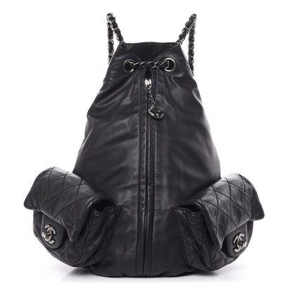 Chanel Calfskin Large Backpack Is Back Black 1 of 11