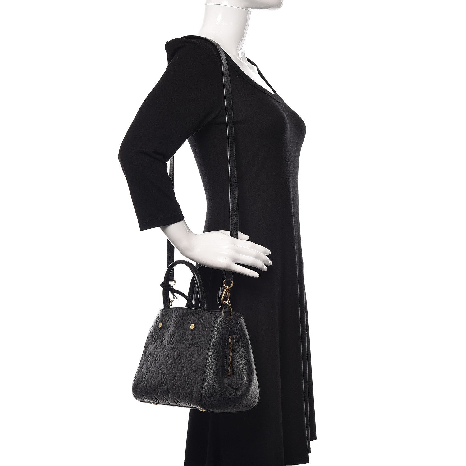 Louis Vuitton Empreinte Montaigne BB Black 2 of 10