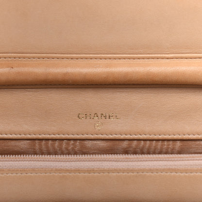 Chanel Caviar Timeless CC Wallet on Chain WOC Beige 12 of 22