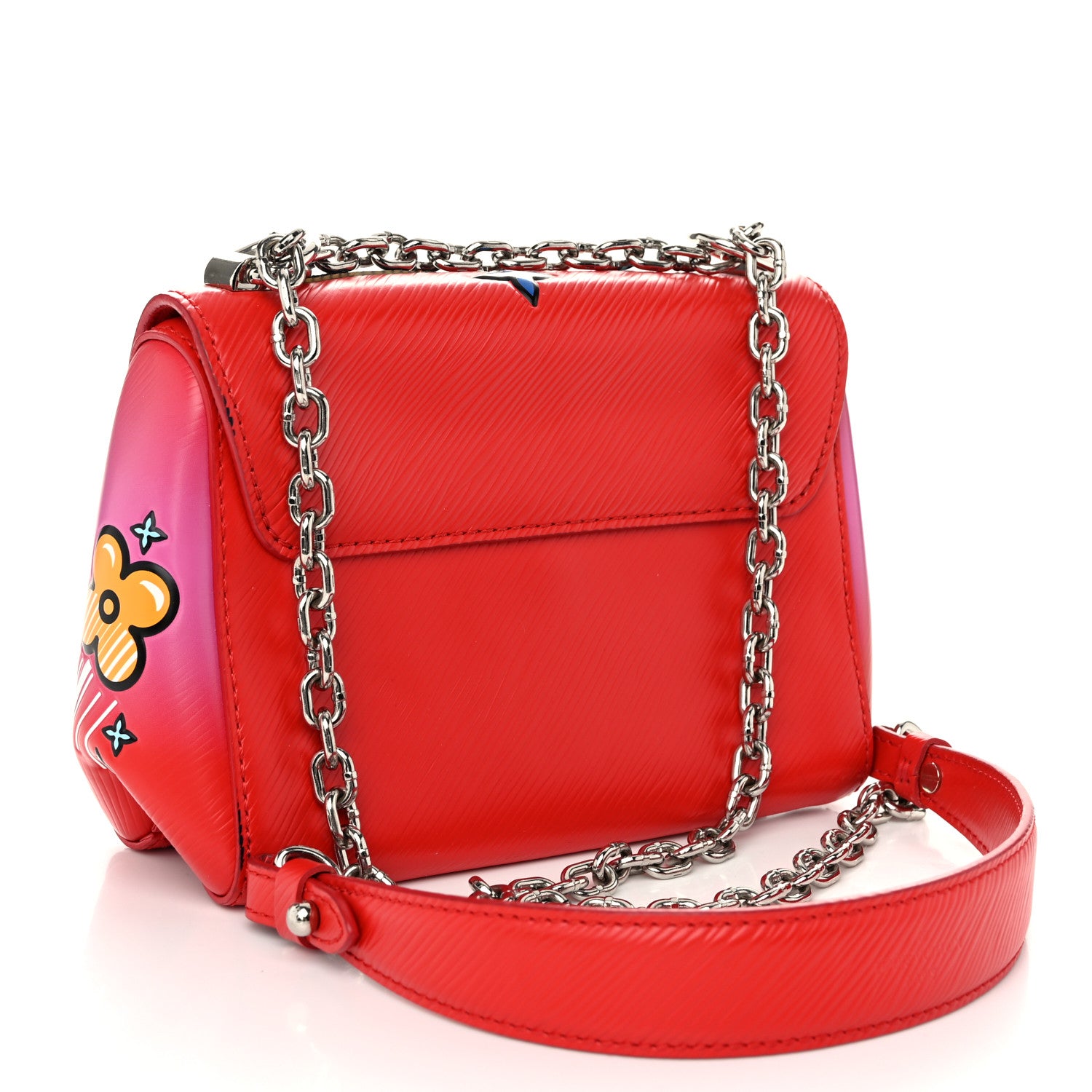 Louis Vuitton Epi Kawai Blossom Twist Shoulder Bag Coquelicot 2 of 8