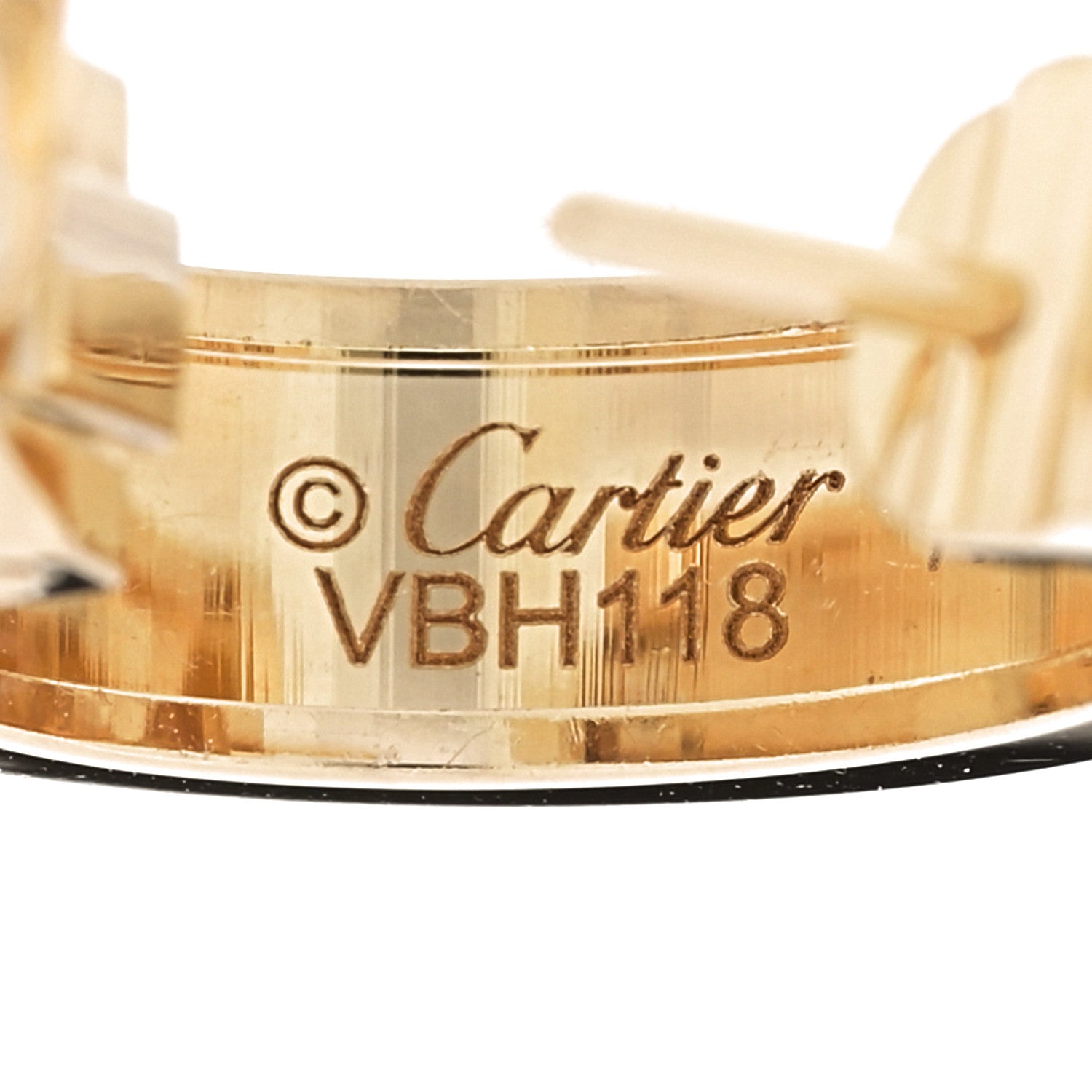 Cartier 18K Yellow Gold 5.5mm LOVE French Clip Hoop Earrings 4 of 4