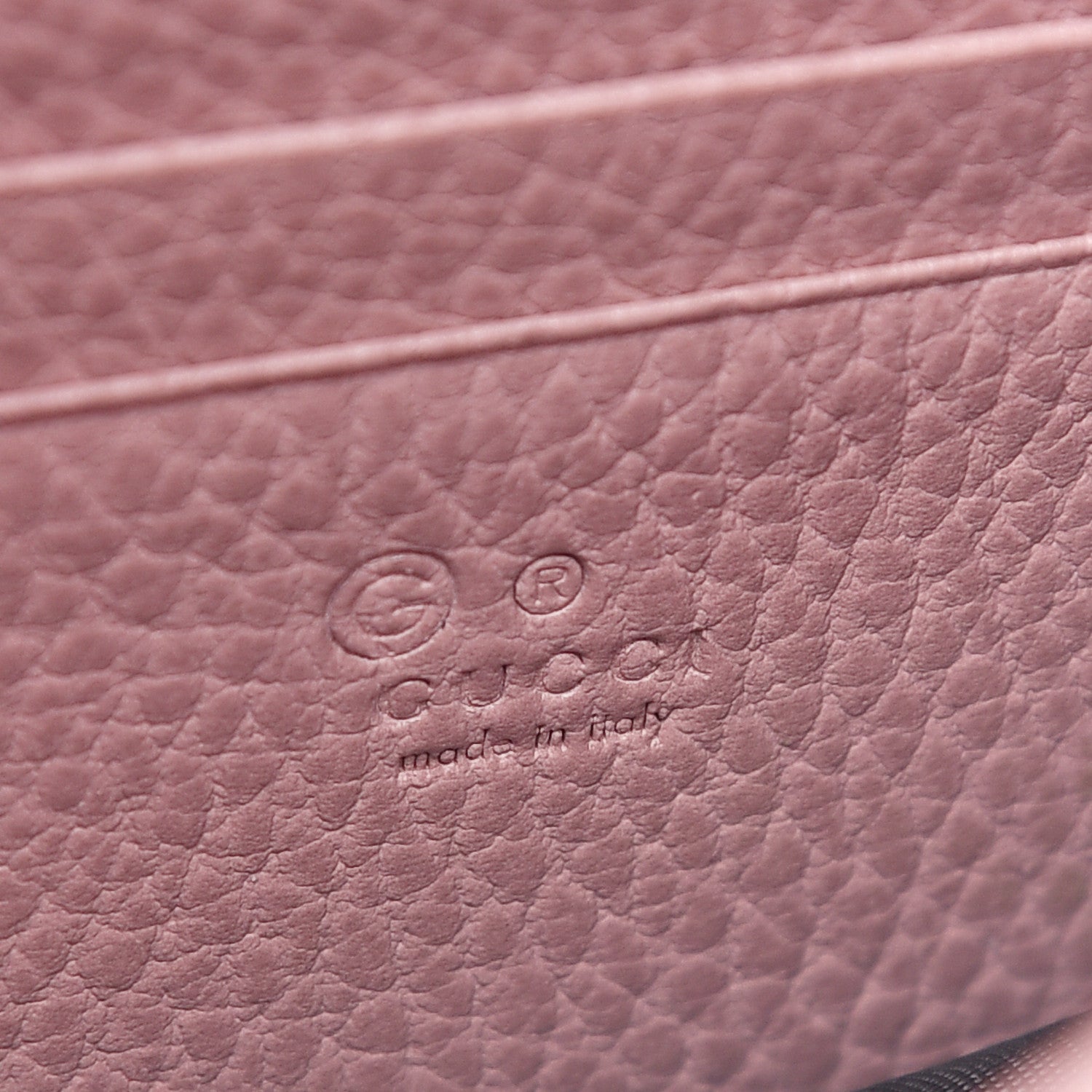 Gucci Dollar Calfskin Interlocking G Chain Wallet Soft Pink 6 of 9