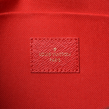 Louis Vuitton Damier Ebene Pochette Felicie Chain Wallet 6 of 8