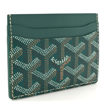 Goyard Goyardine Saint Sulpice Card Holder Green 3 of 7