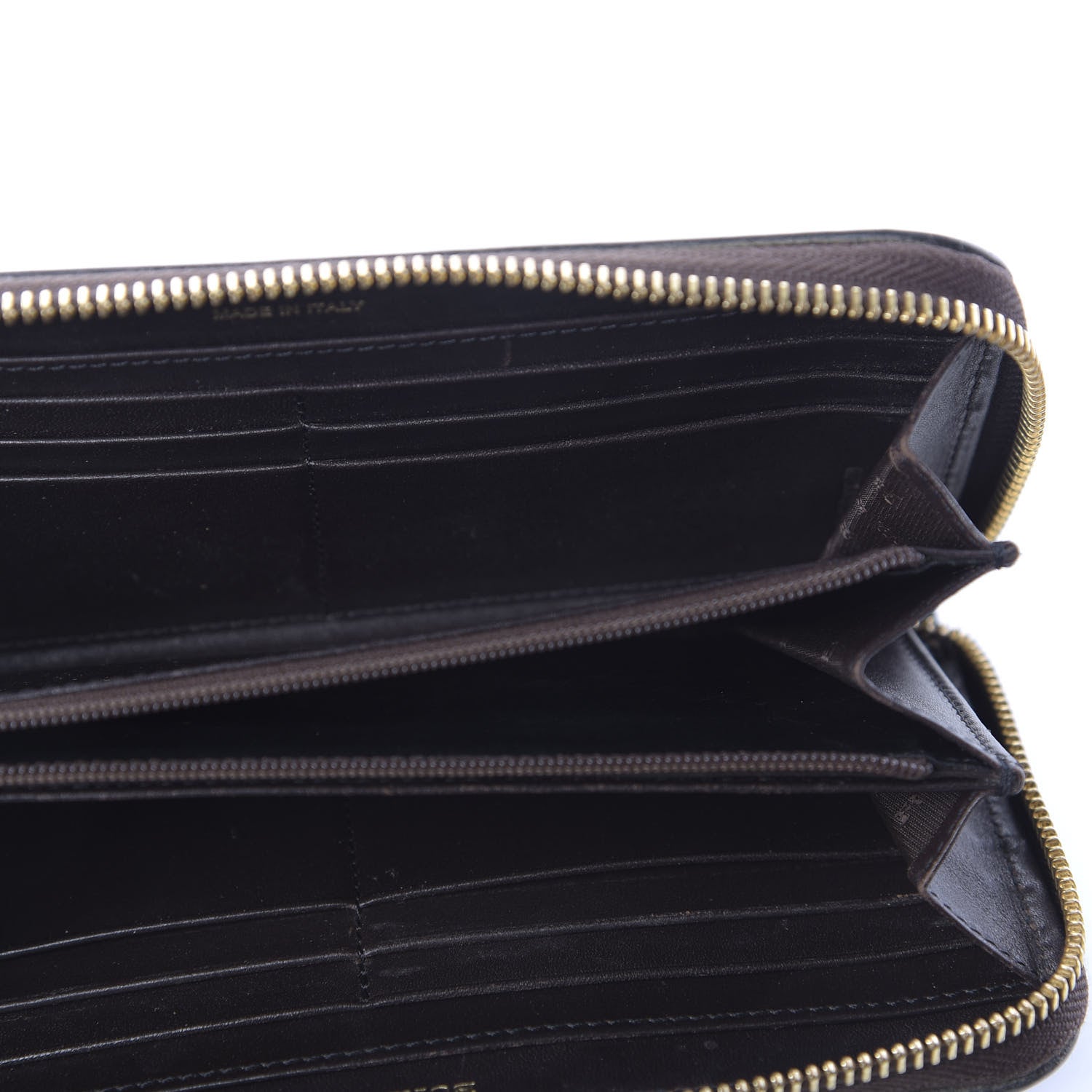 Burberry Haymarket Check Large Ziggy Zip Around Wallet Chocolate 5 of 9