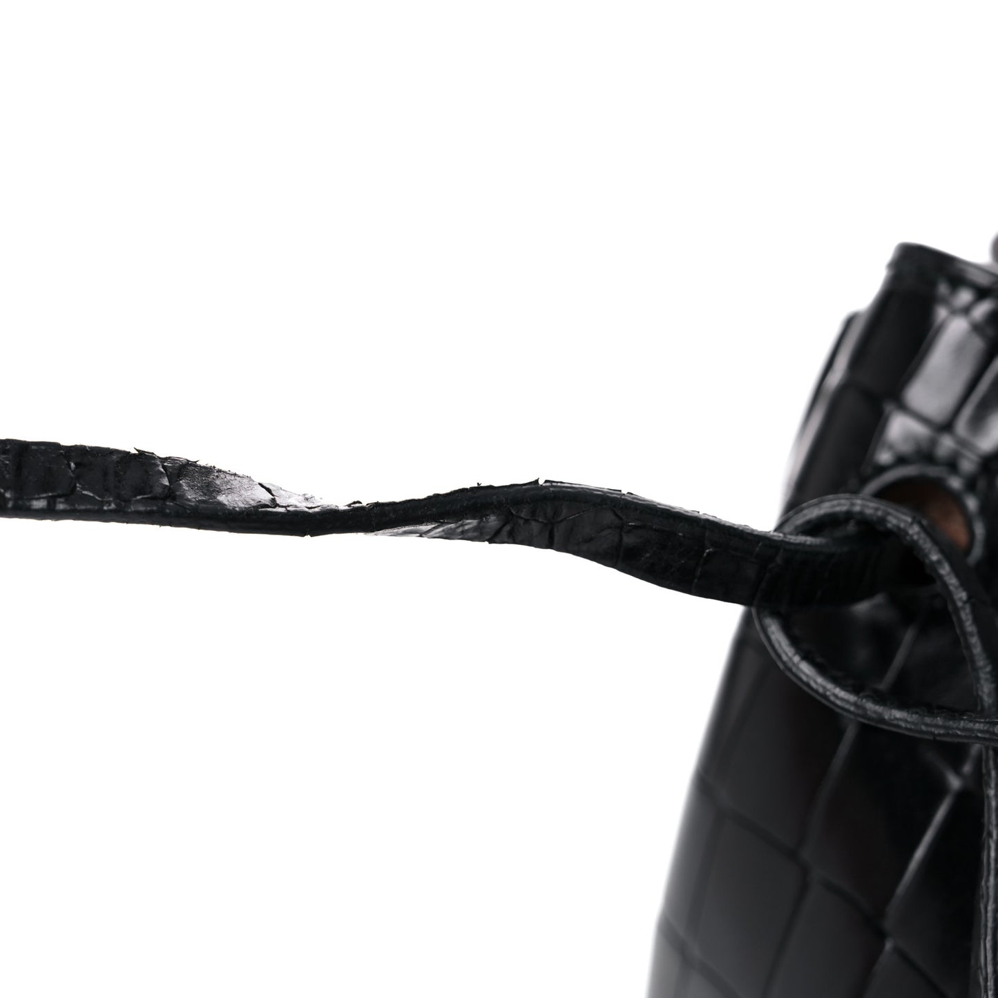 Alligator Rose-Marie 19 Bag Black