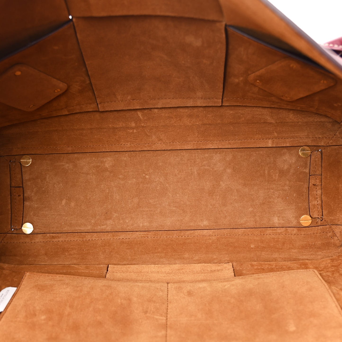 French Calfskin Maxi Intrecciato Large Arco Bordeaux
