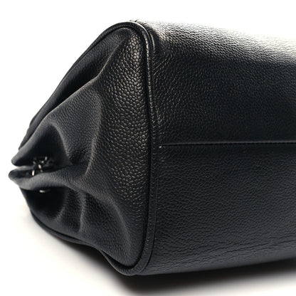 Chanel Caviar Quilted Accordion Flap Black 9 of 10