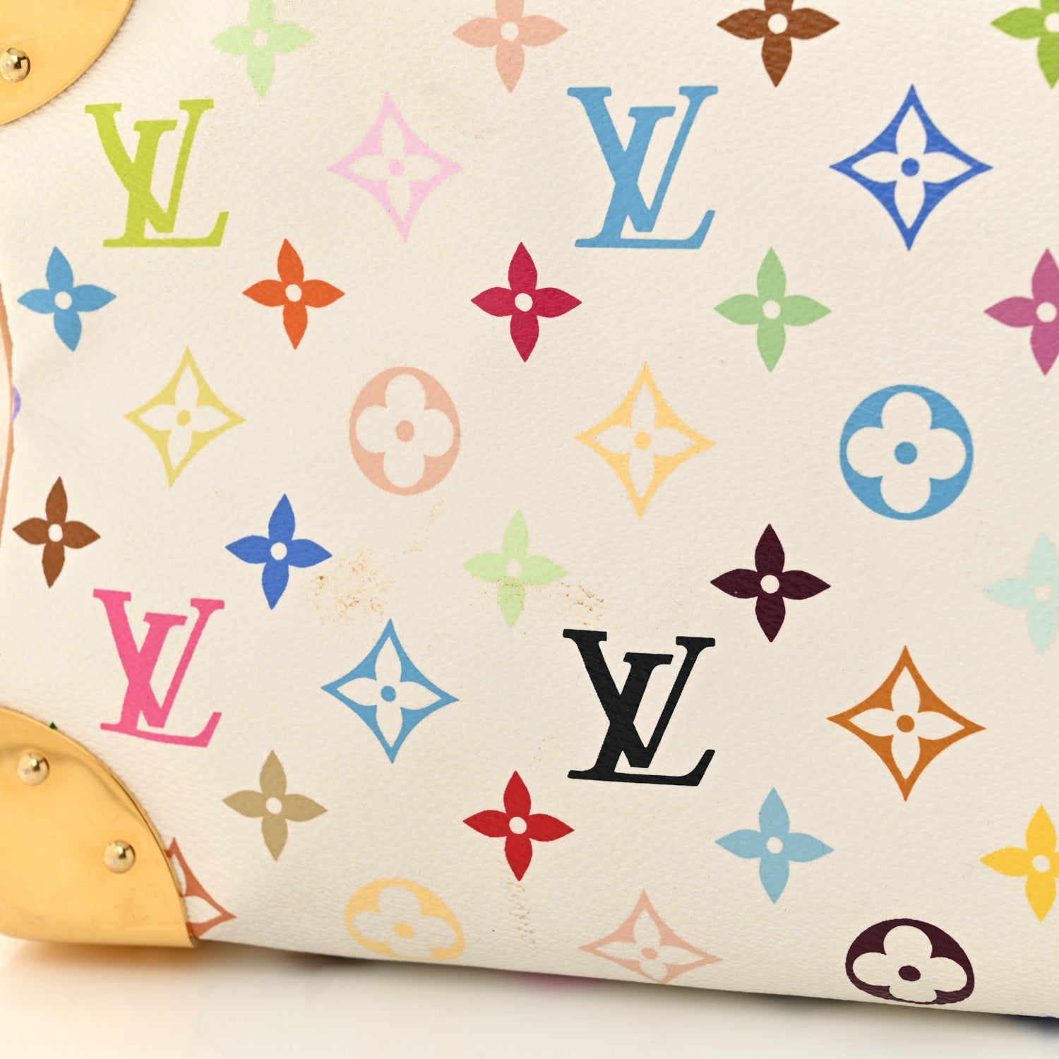 Louis Vuitton Monogram Multicolor Speedy 30 White 14 of 15