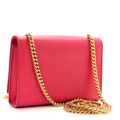Saint Laurent Calfskin Small Classic Monogram Kate Tassel Satchel Lipstick Fuchsia 5 of 12