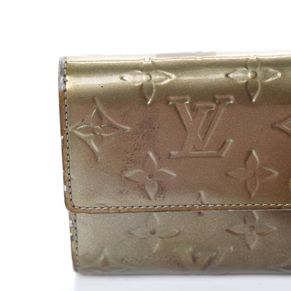 Louis Vuitton Vernis Sarah Wallet Gris Art Deco 16 of 16