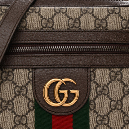 Gucci GG Supreme Monogram Web Small Ophidia Messenger Bag Brown 8 of 11