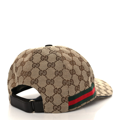Gucci Monogram Web Baseball Hat M Beige Cocoa 2 of 8