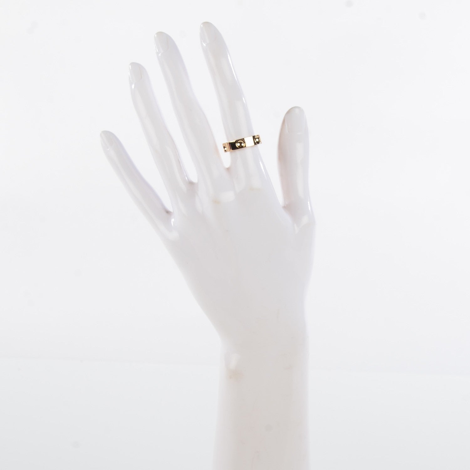 Louis Vuitton 18K Yellow Gold Small Empreinte Ring 49 5.5 2 of 4