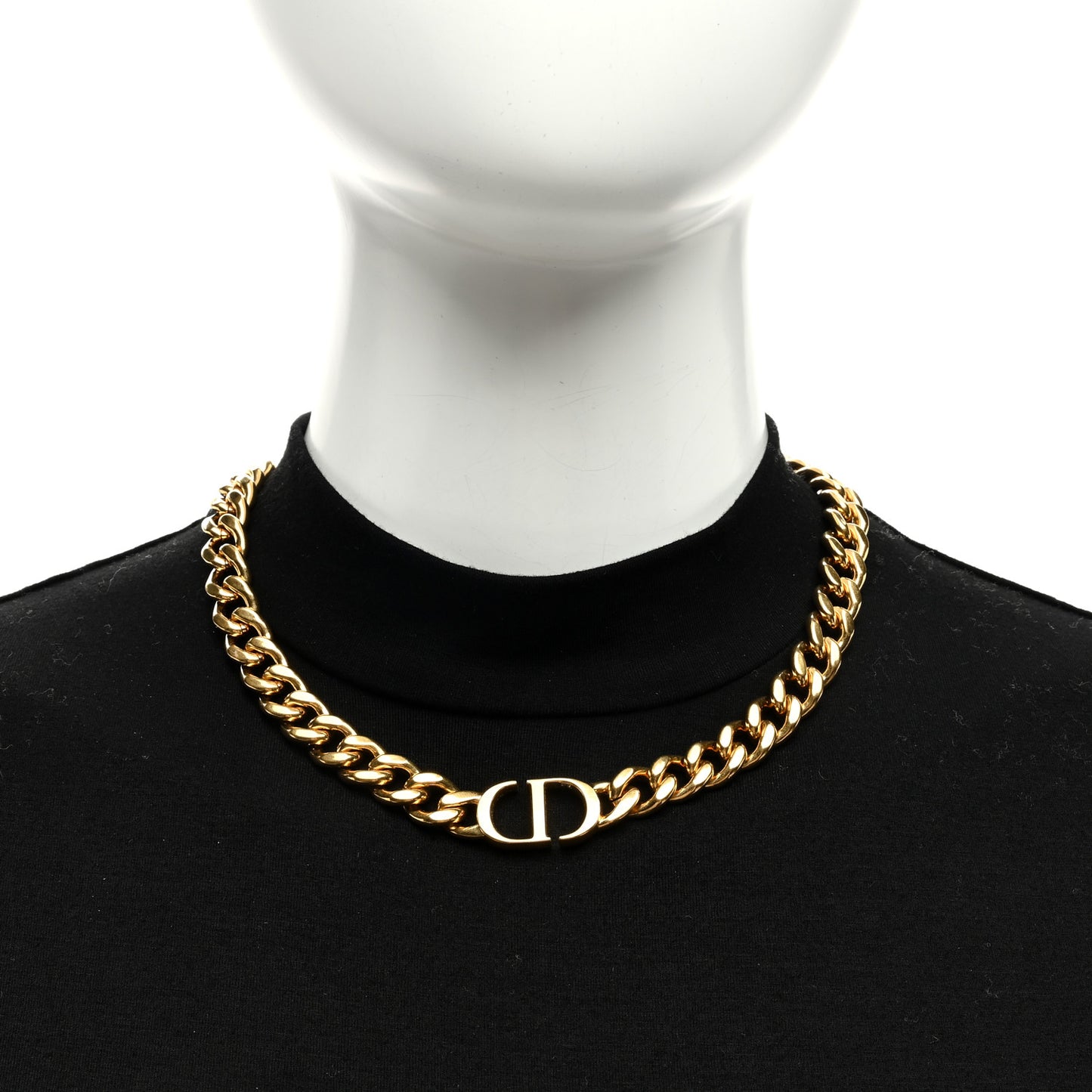 Metal Danseuse Etoile Chain Choker Necklace Gold