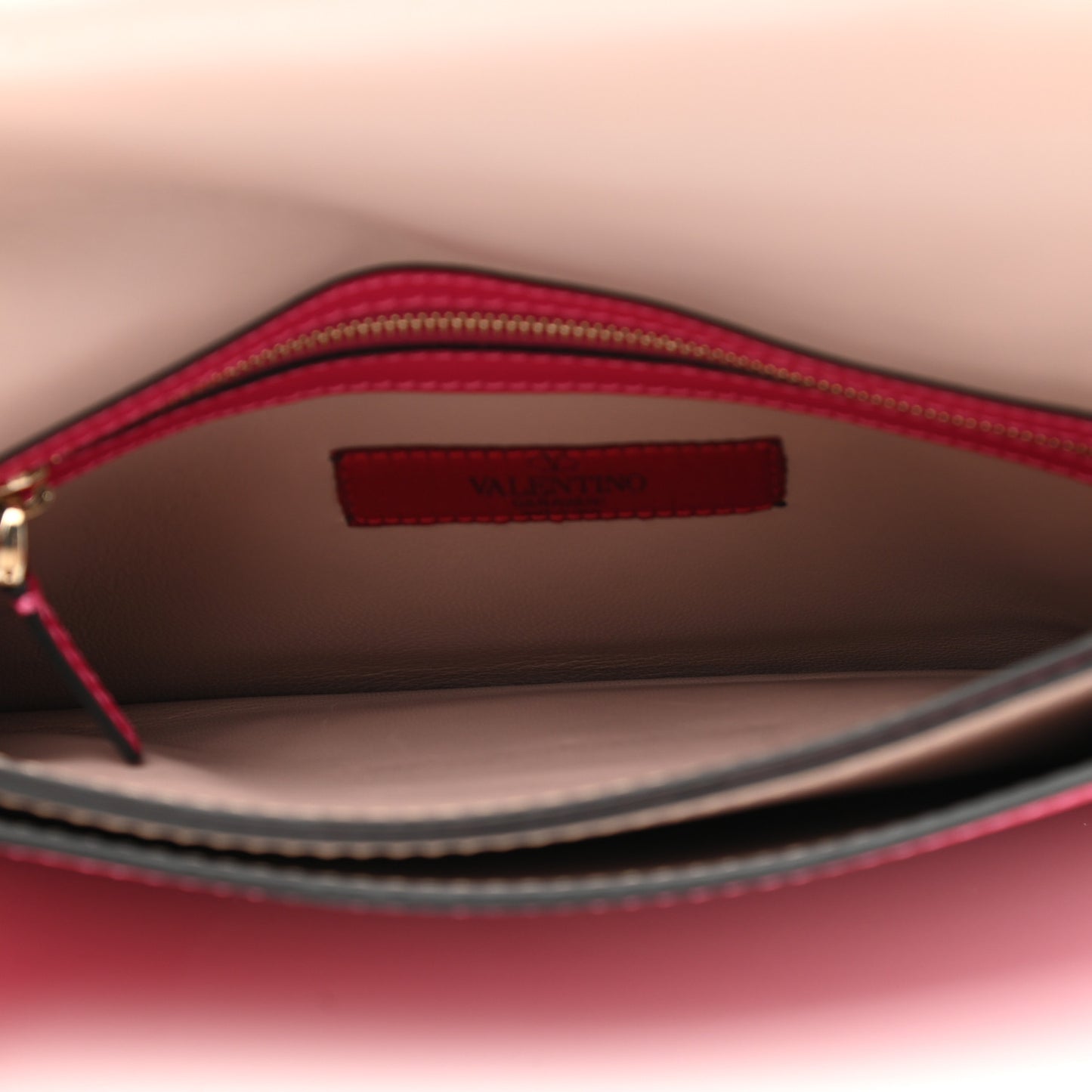 Nappa Rockstud Wristlet Clutch Cyclamin