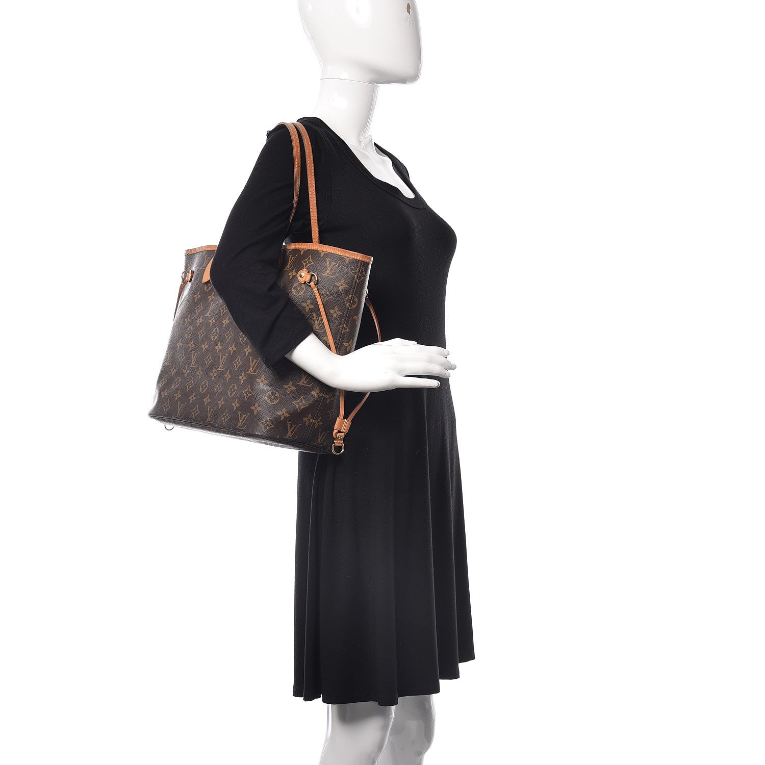Louis Vuitton Monogram Neo Neverfull MM Rose Ballerine 2 of 29