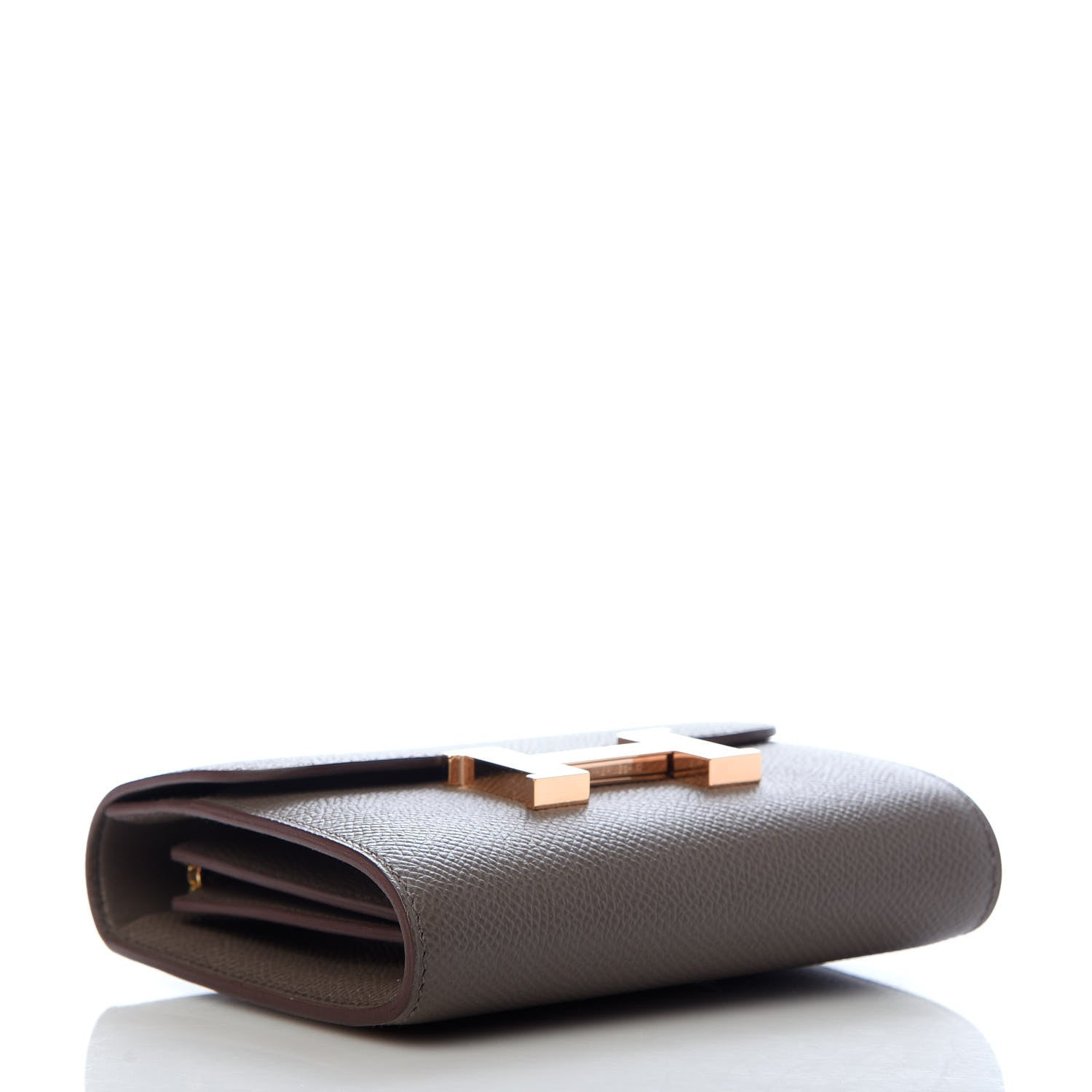 Hermes Epsom Constance Compact Passant Wallet Etain 4 of 6