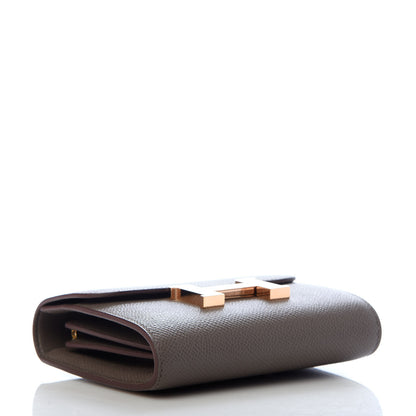Hermes Epsom Constance Compact Passant Wallet Etain 4 of 6