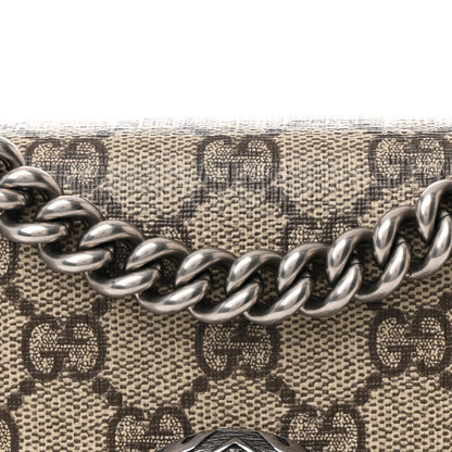 Gucci GG Supreme Monogram Mini Dionysus Shoulder Bag Black 7 of 9