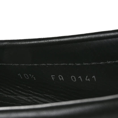 Louis Vuitton Calfskin Mens Monte Carlo Car Shoe Moccasin Loafers 10.5 Black 8 of 11