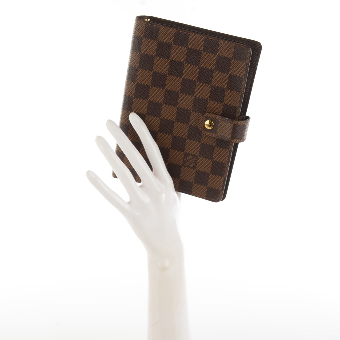 Damier Ebene Medium Ring Agenda Cover