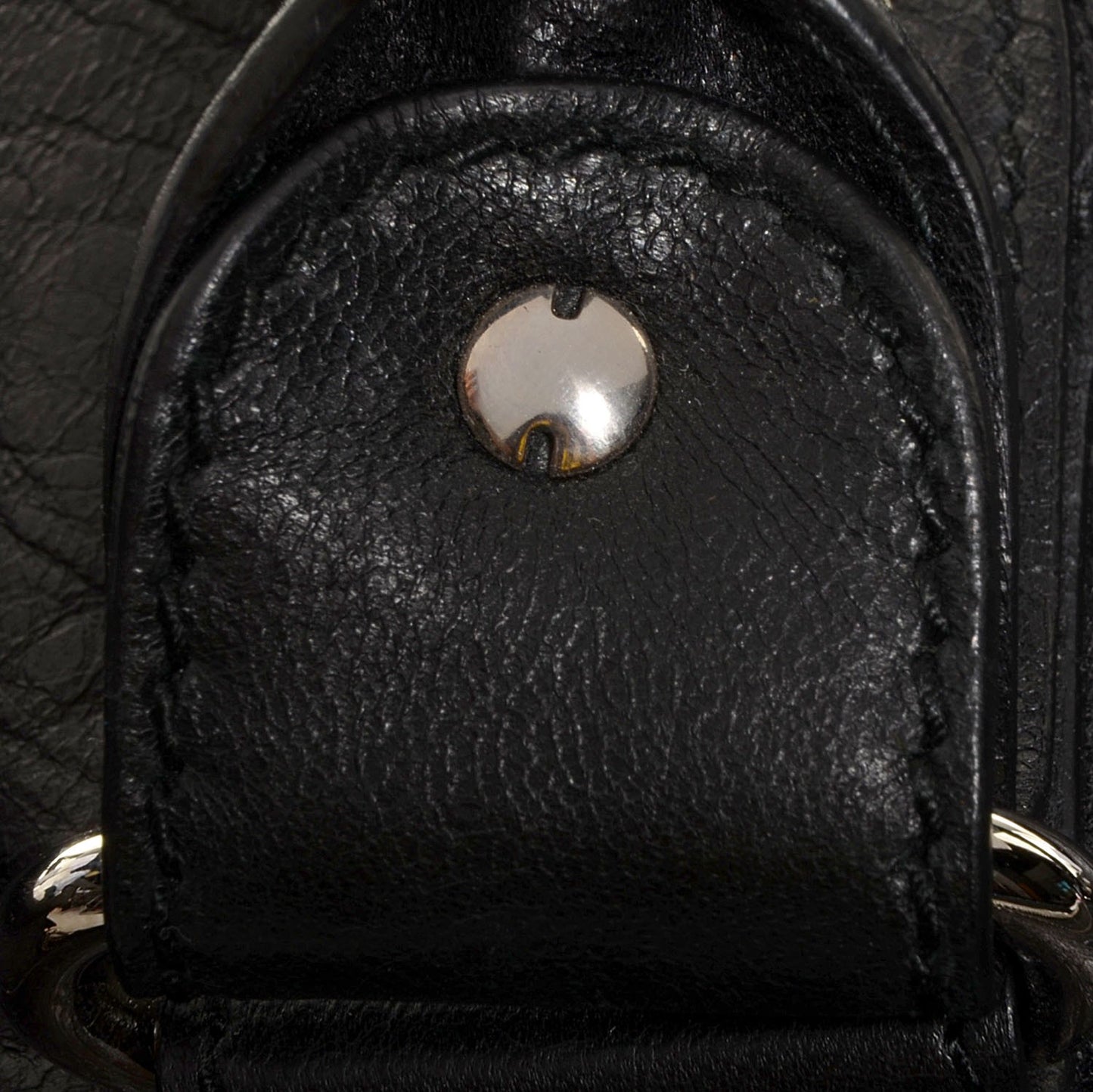 Agneau Giant 21 Silver Hardware Work Black