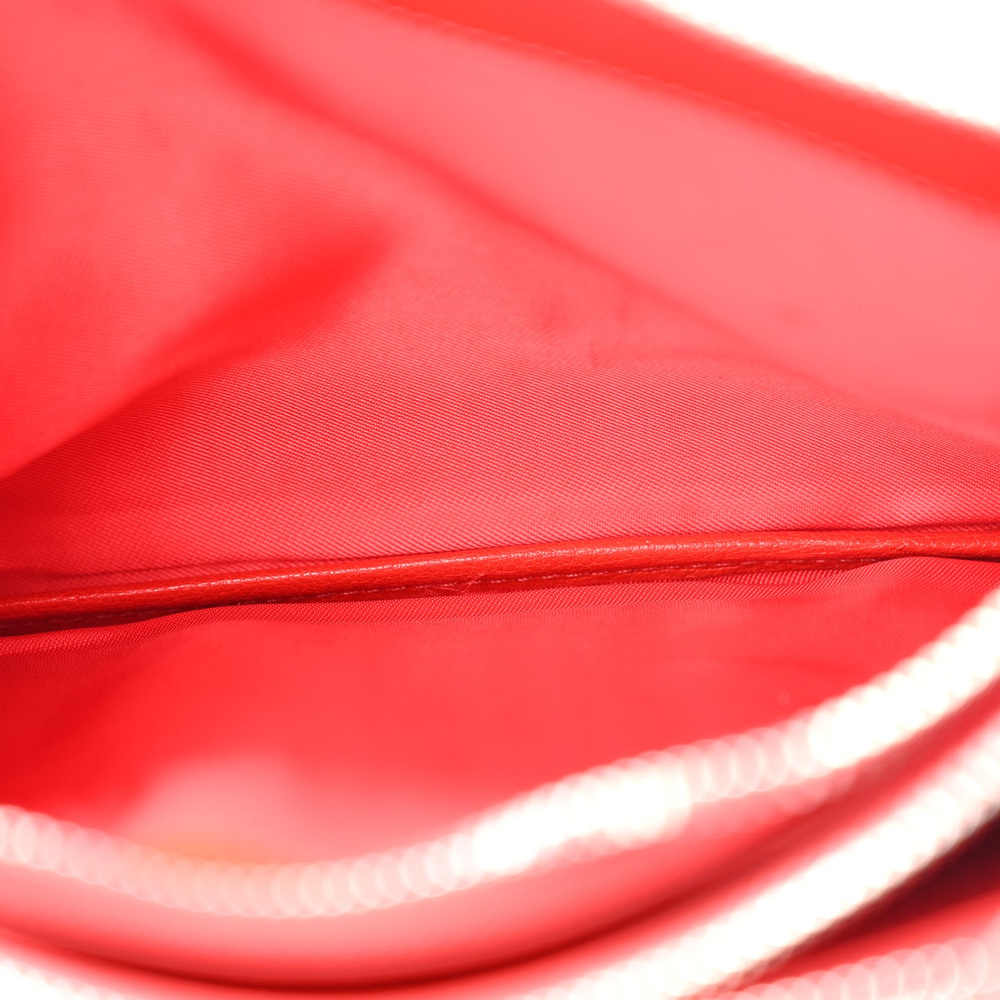 Goatskin Small Trio Crossbody Bag Alizarin